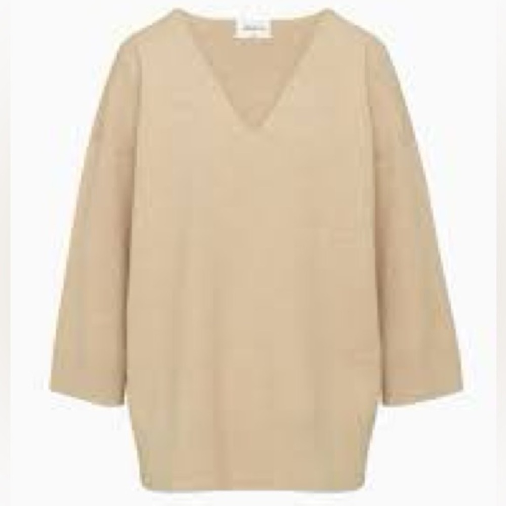Wilfred souvenir Camel V-Neck Sweater